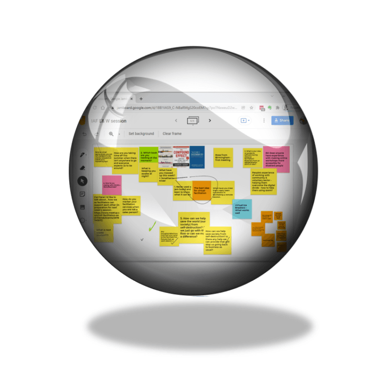 Google Jamboard getting started on virtual whiteboards.