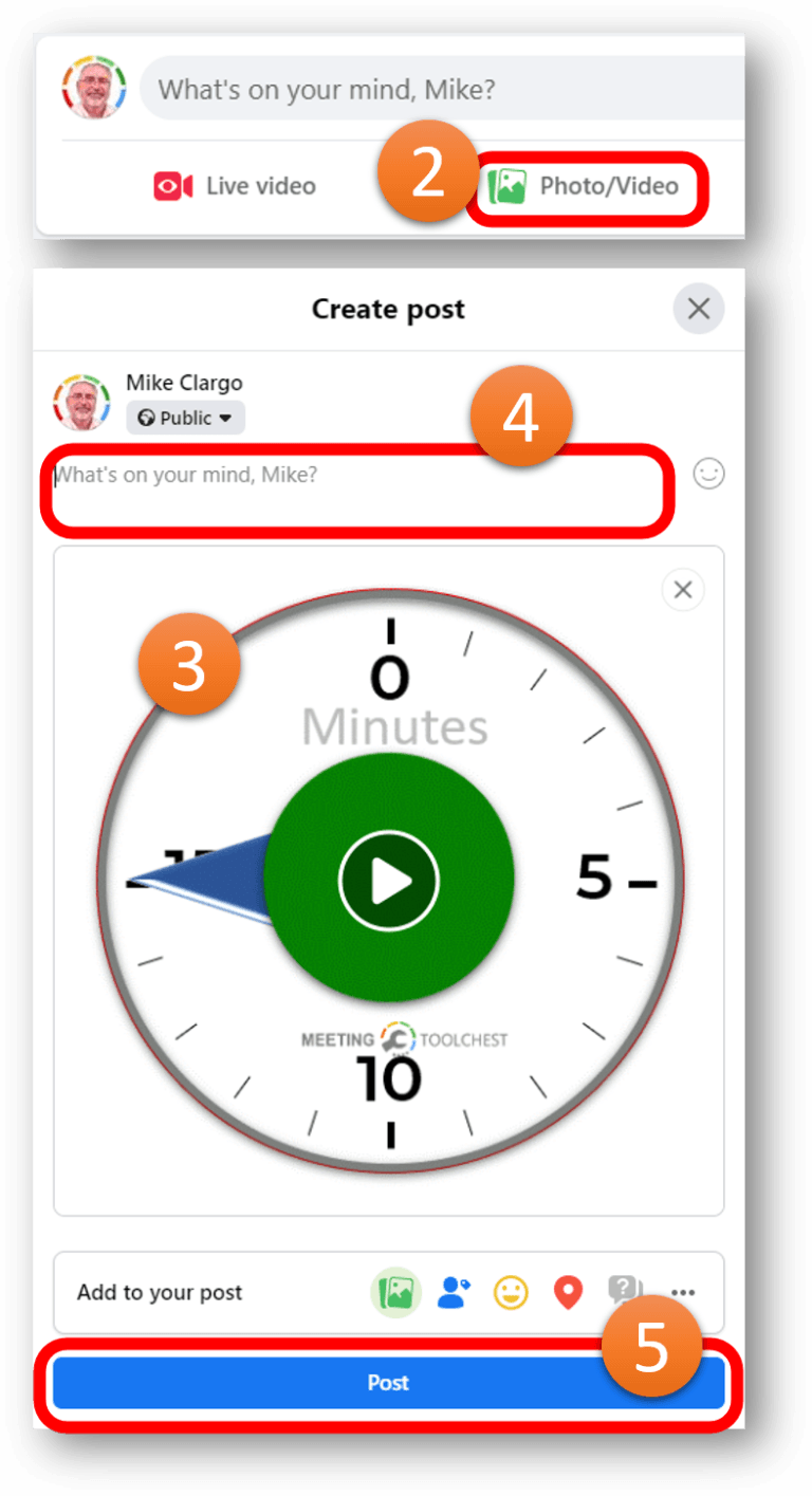 Countdown Timers in Social Media (Linkedin, Twitter, Facebook)