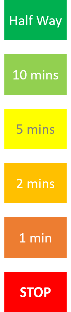 presentation timer clock